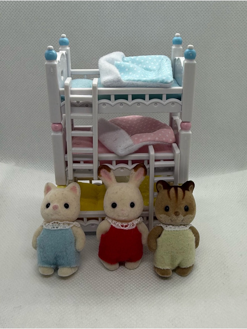 Calico Critters Triple Baby Bunk Beds Sylvanian Families x3